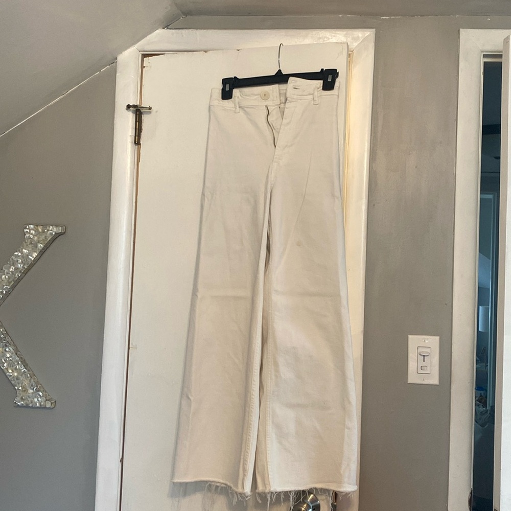 Zara white jeans
